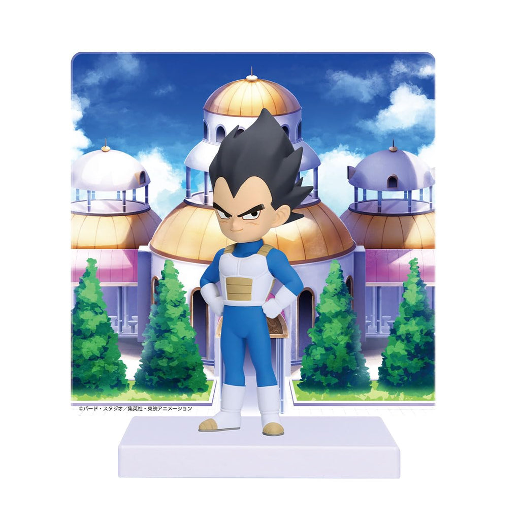 Banpresto Dragon Ball DAIMA Vegeta Mini Figure with Panel (3.5 inches)