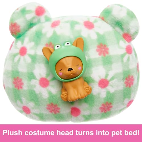 Barbie Cutie Reveal Chelsea Doll with Puppy Frog Costume, 6 Surprises & Color-Change Pet