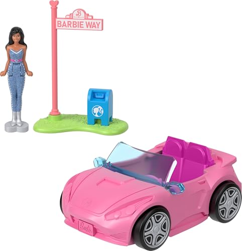Barbie Mini BarbieLand 4-Pack: 4 Dolls & 4 Vehicles with Color-Change Fun