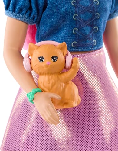 Barbie Mysteries: Beach Detectives Daisy Doll with Removable Outfit, Accessories, and Pet Kitten
