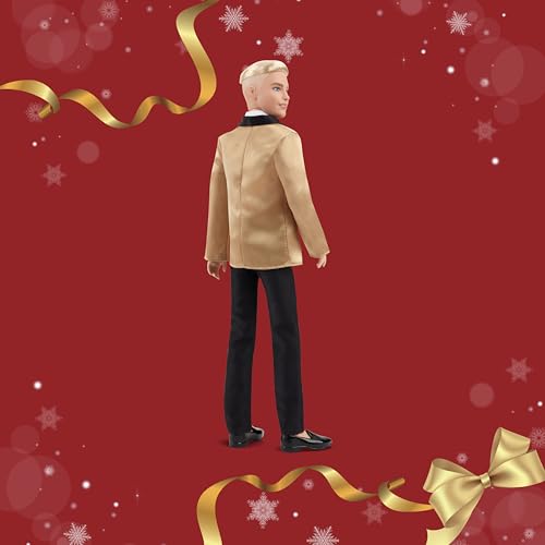 Barbie Signature 2025 Holiday Blonde Ken Collectible Doll - Debut Holiday Ken