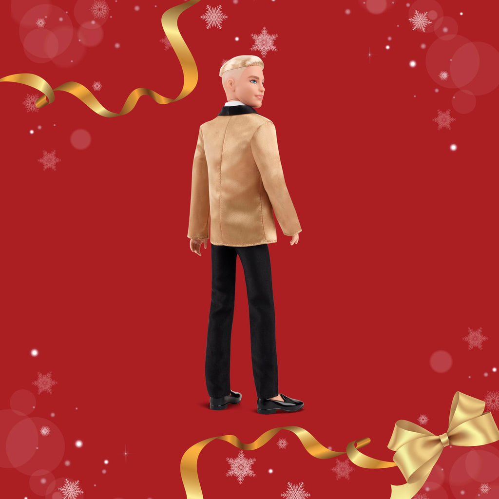 Barbie Signature 2025 Holiday Blonde Ken Collectible Doll - Debut Holiday Ken