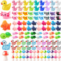 Barydat 200-Piece Mini Resin Animal Figures Set – Duck, Turtle, Dinosaur & More for Hiding Games and Decor