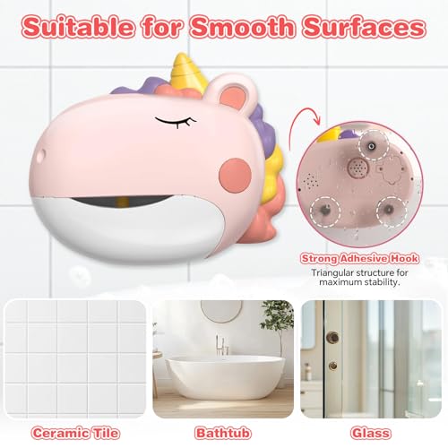 Bath Bubble Machine for Toddlers – Automatic Bubble Maker with Music, Safe for Ages 1-8, Best Birthday Gift