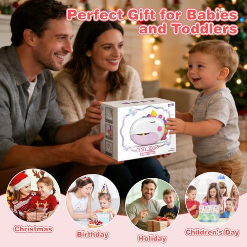 Bath Bubble Machine for Toddlers – Automatic Bubble Maker with Music, Safe for Ages 1-8, Best Birthday Gift