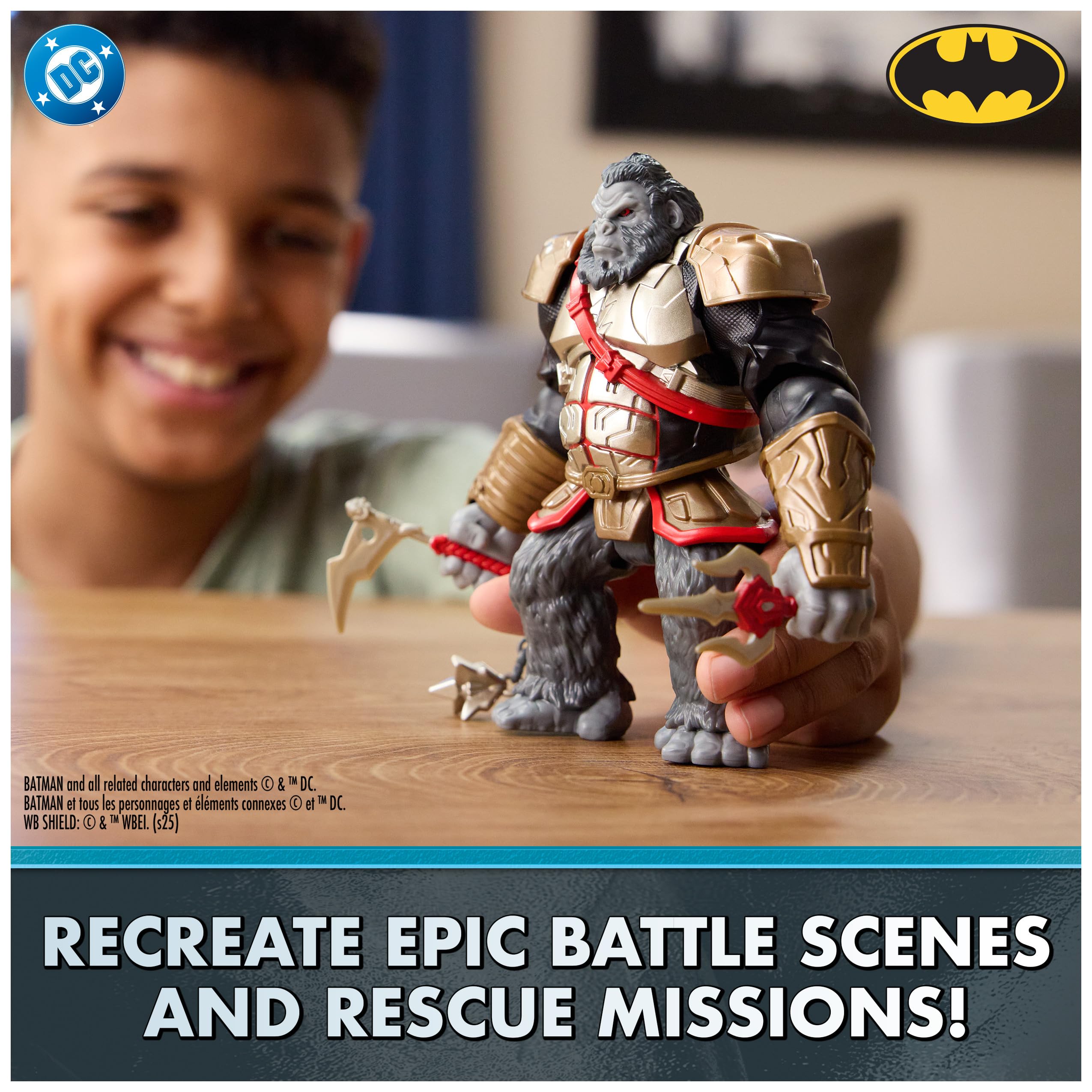 Batman Ninja Strike Battle Clash 6-Inch Action Figure with 2 Ninja Accessories