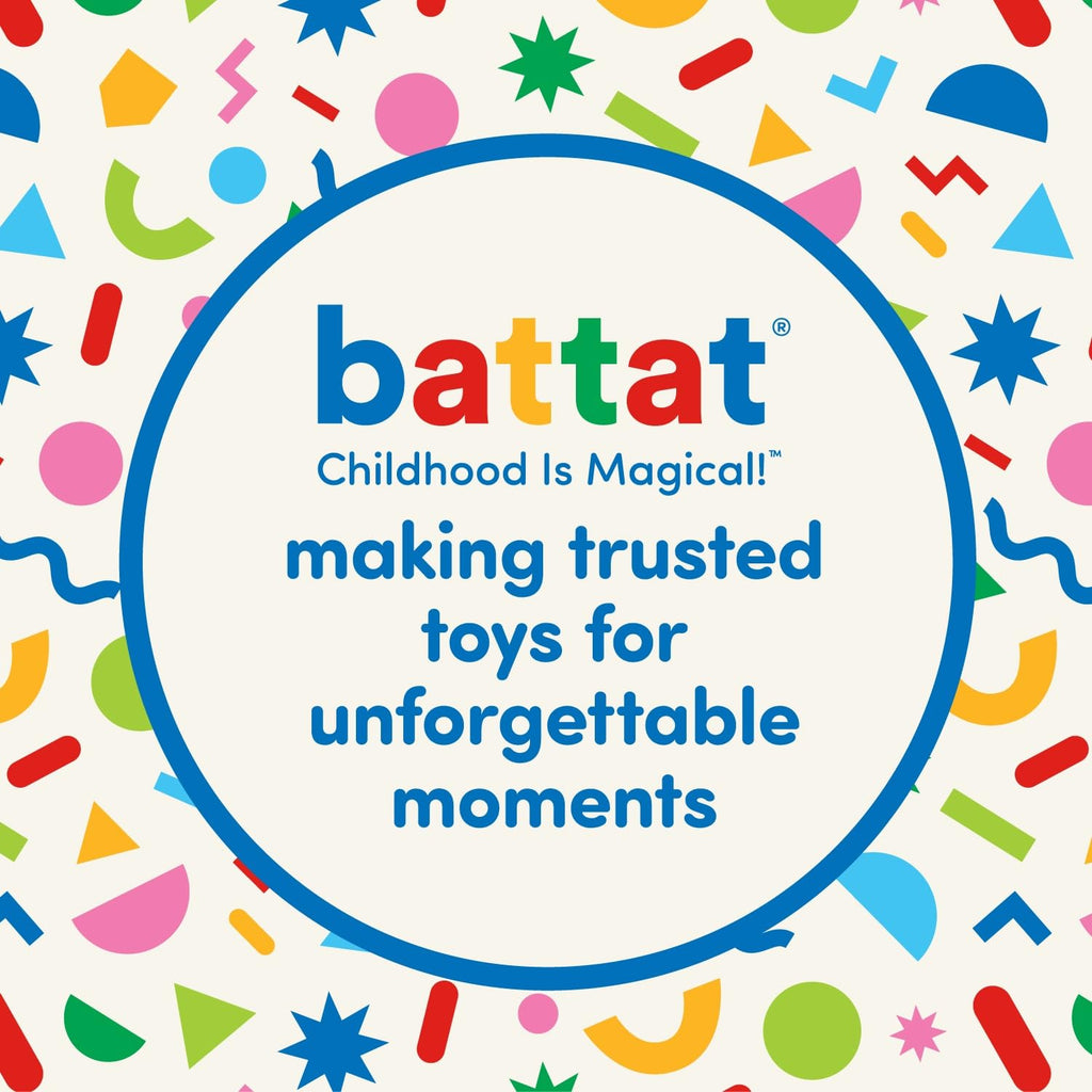 Battat Pop-Up Pals – Cause-and-Effect Toy with Buttons & Colors for Toddlers 18+ Months
