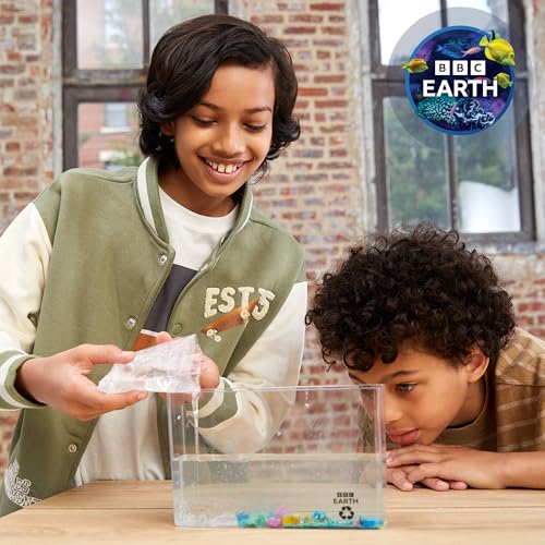 BBC Earth Crystal Aquarium: Colorful Crystal Growing Kit for Kids Ages 6+