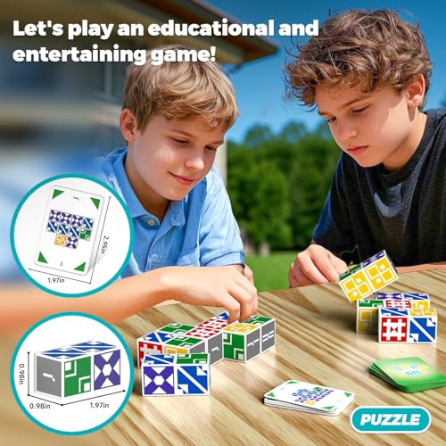 BBnote Family Matching Game: Block Puzzle for Kids & Adults, 2-Player Card Game Ages 6+