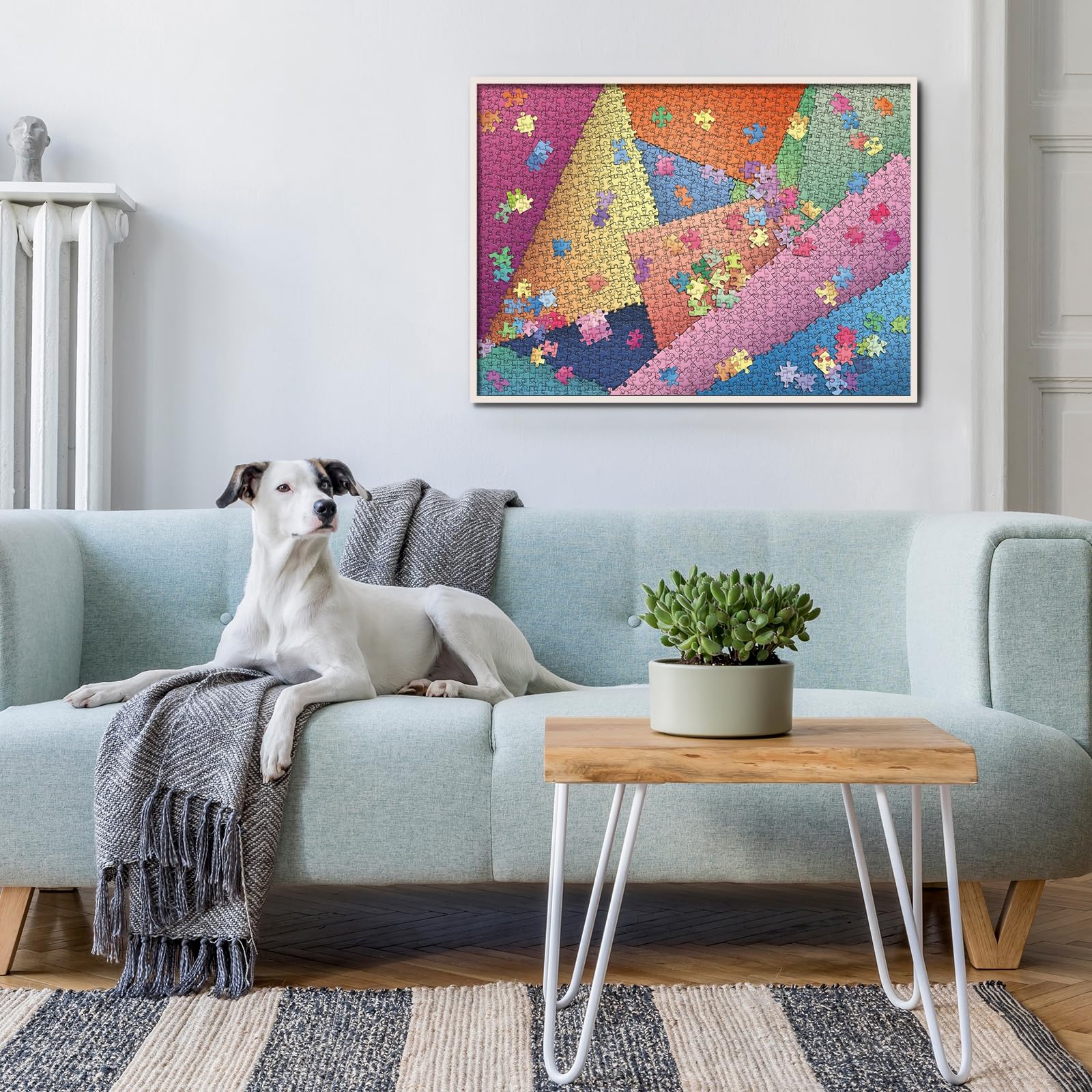 BBOLDIN 1000-Piece Difficult Jigsaw Puzzle for Adults – Colorful, Eco-Friendly with Letter Backs and Missing Piece Support