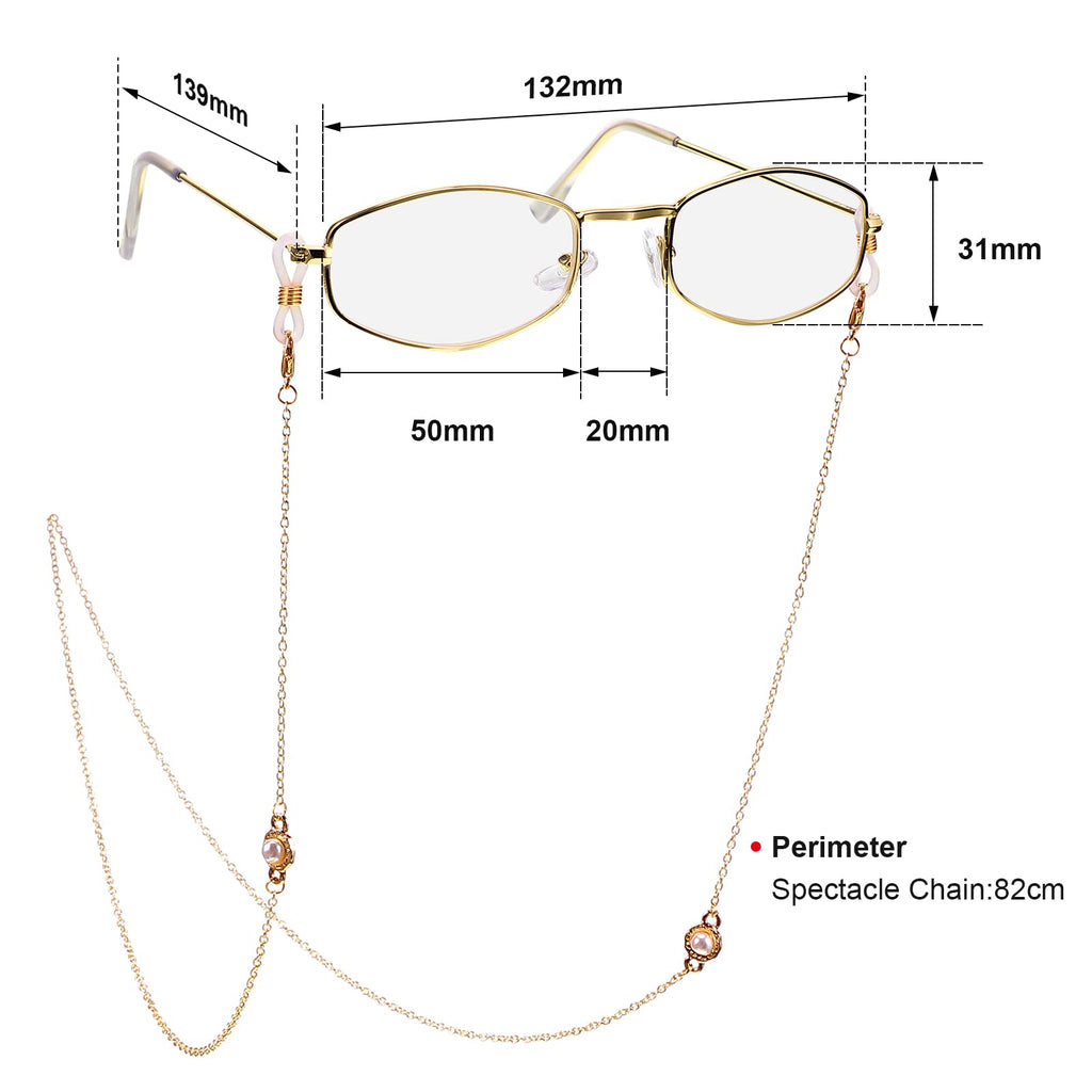 BBTO 100 Days of School Old Lady Costume for Kids – Wig, Cane, Glasses Chain & Faux Pearl Jewelry Set