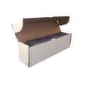 BCW 14-Inch Toploader Storage Box – Holds 210 Cards, Durable Corrugated Cardboard Organizer