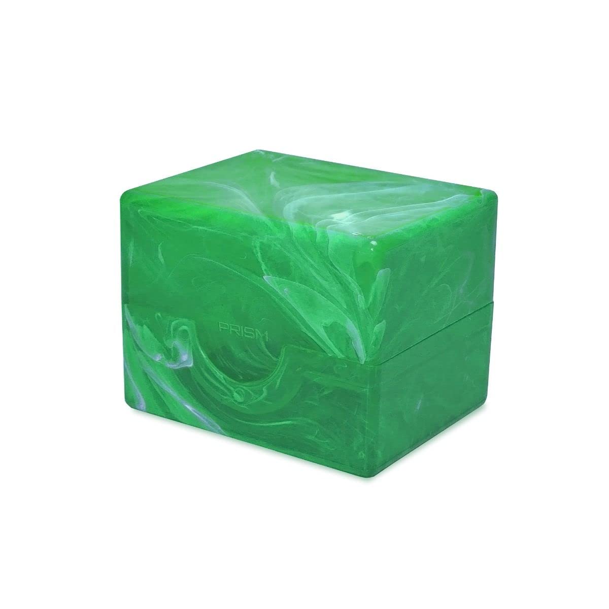 BCW Spectrum Prism Deck Case - Jade Green - Holds 100 Double-Sleeved Cards - Secure Snap Closure
