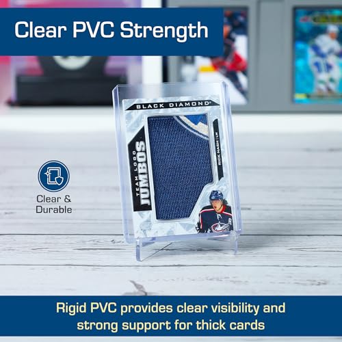 BCW Thick Card Topload Holder 10-Pack – 168pt Rigid PVC for Relic & Patch Cards