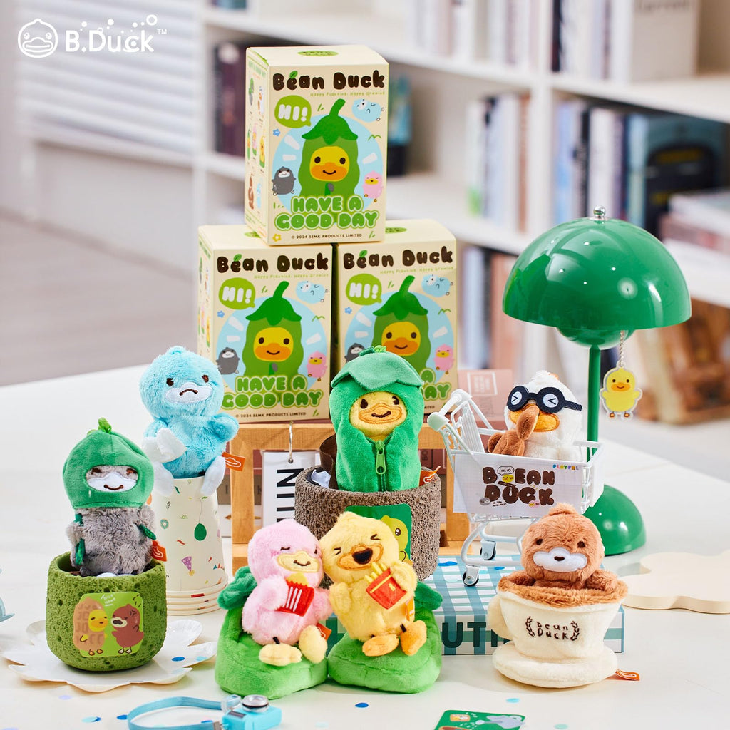 B.Duck Bean Duck Blind Box Plush Keychain – Cute Collectible Toy with Hidden Secret Edition