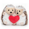 Bearington Lovie & Dovie Hedgehog Plush Set - 5.5" Soft Valentine's Day Stuffed Animals for Kids and Loved Ones
