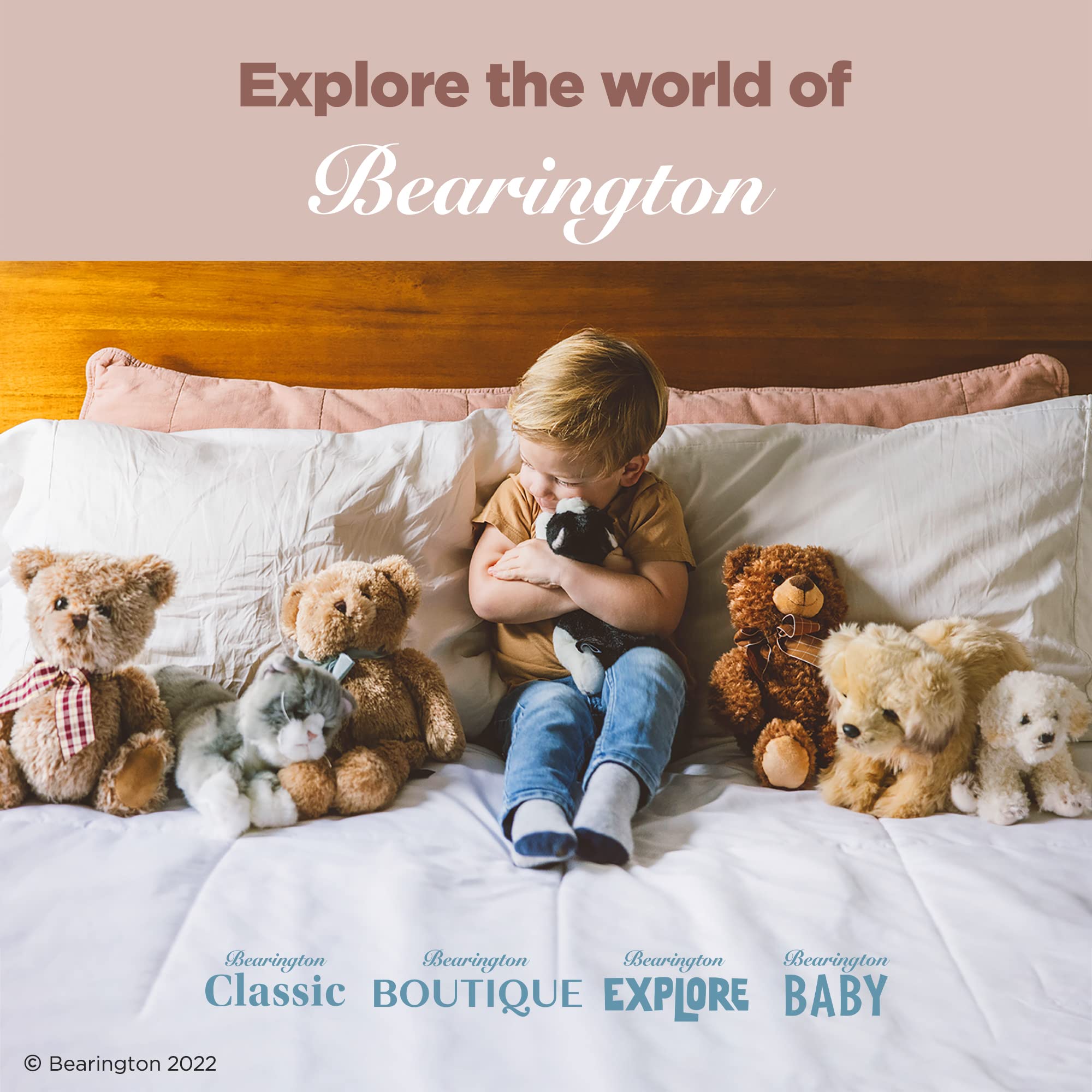 Bearington Lovie & Dovie Hedgehog Plush Set - 5.5" Soft Valentine's Day Stuffed Animals for Kids and Loved Ones
