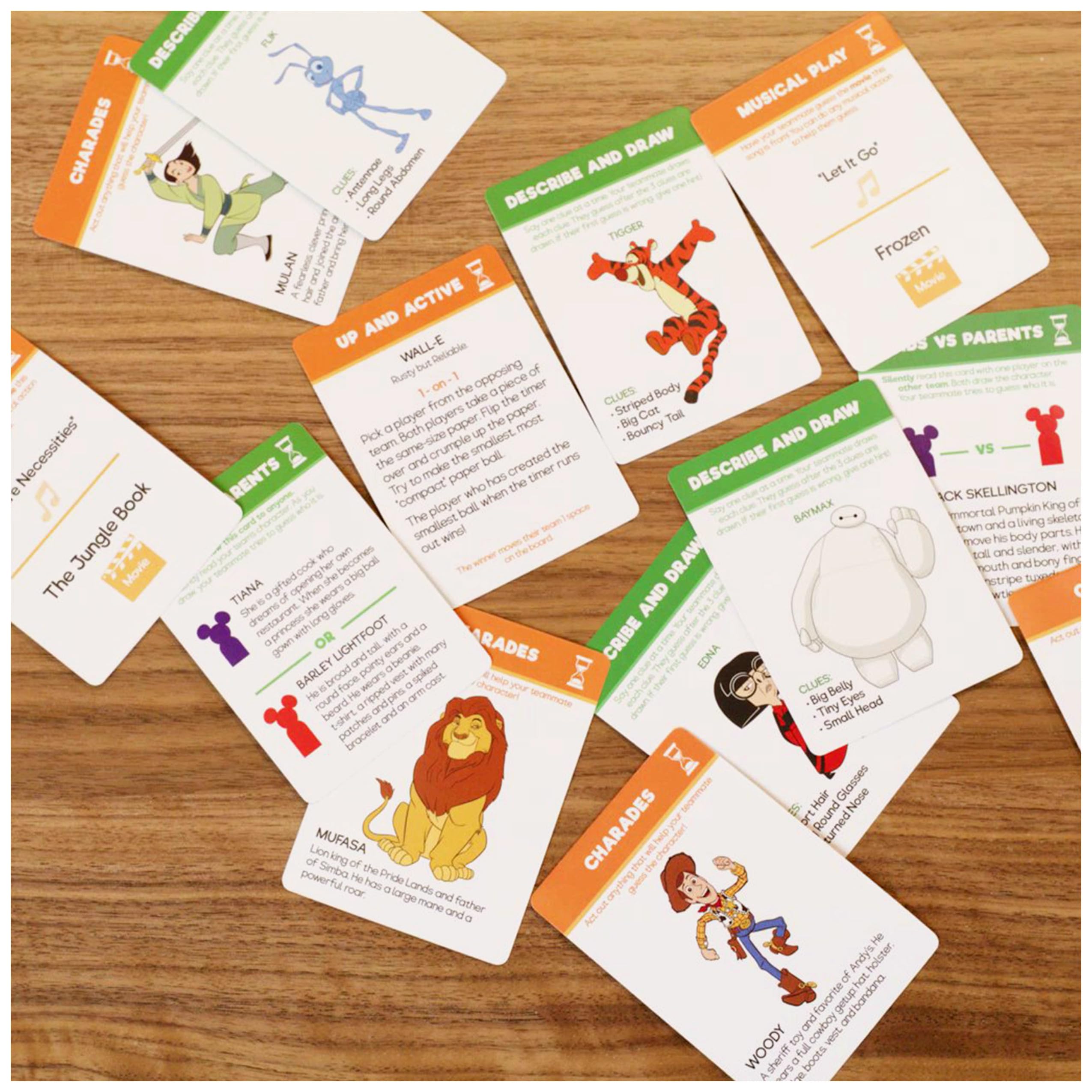 Beat the Parents Disney Edition Board Game – 150 Drawing & Active Challenges for Kids & Adults