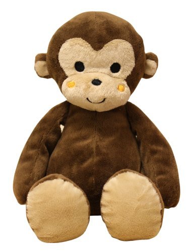 Bedtime Originals Ollie the Plush Monkey - 8 Inch Cuddly Stuffed Animal in Brown