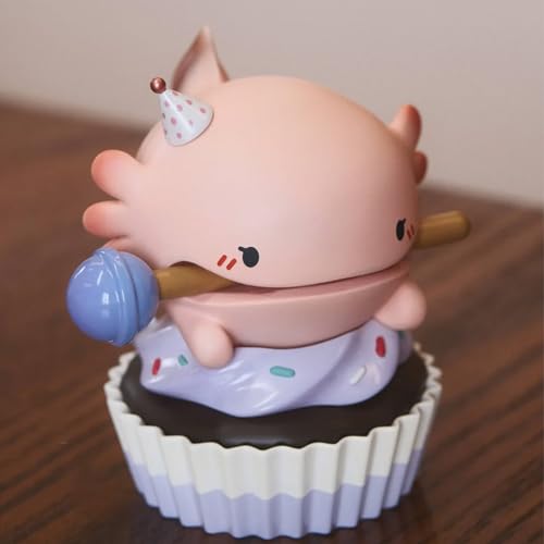 BEEMAI Lucky Wooden Fish Series 1 Blind Box – Random Collectible Figure (2.6-3.5 in), Hand-Painted PVC/ABS, Hidden Editions