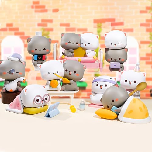 BEEMAI Mitao Cat Love is Like A Peach Series Blind Box - Kawaii Collectible Figures