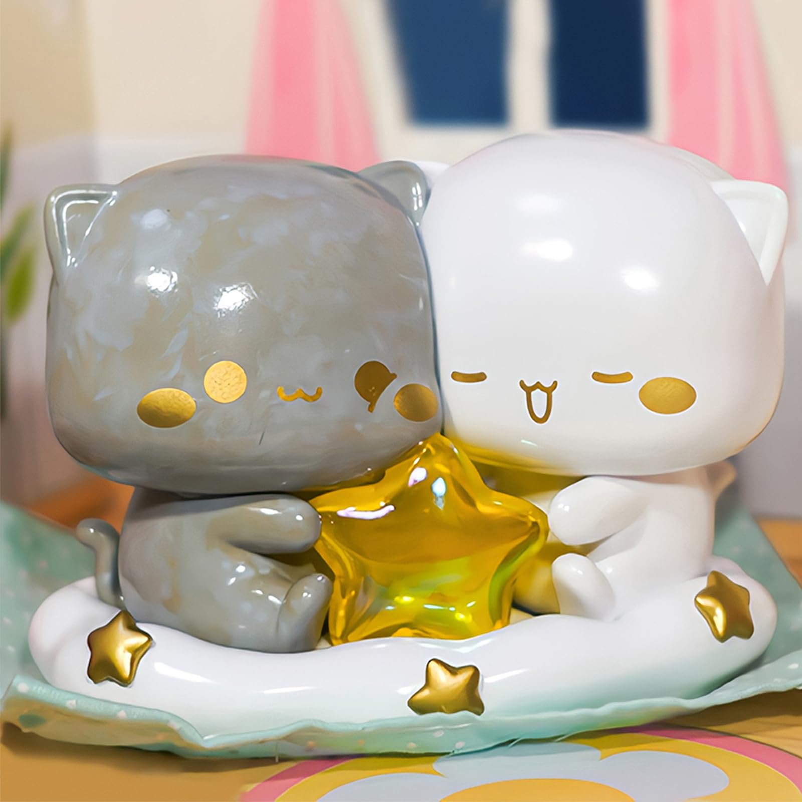 BEEMAI Mitao Cat Love is Like A Peach Series Blind Box - Kawaii Collectible Figures