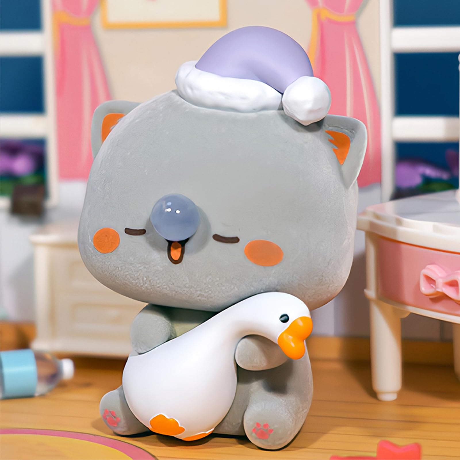 BEEMAI Mitao Cat Love is Like A Peach Series Blind Box - Kawaii Collectible Figures