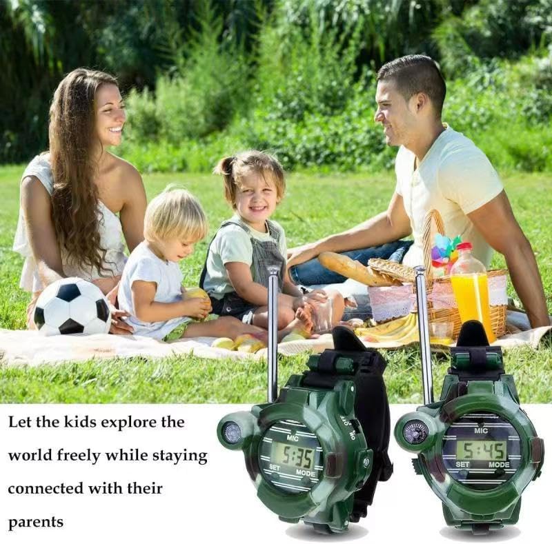 Beenavee Walkie Talkie Watch for Kids – 2 Pack Spy Toy with 7 Functions, Up to 150m Range