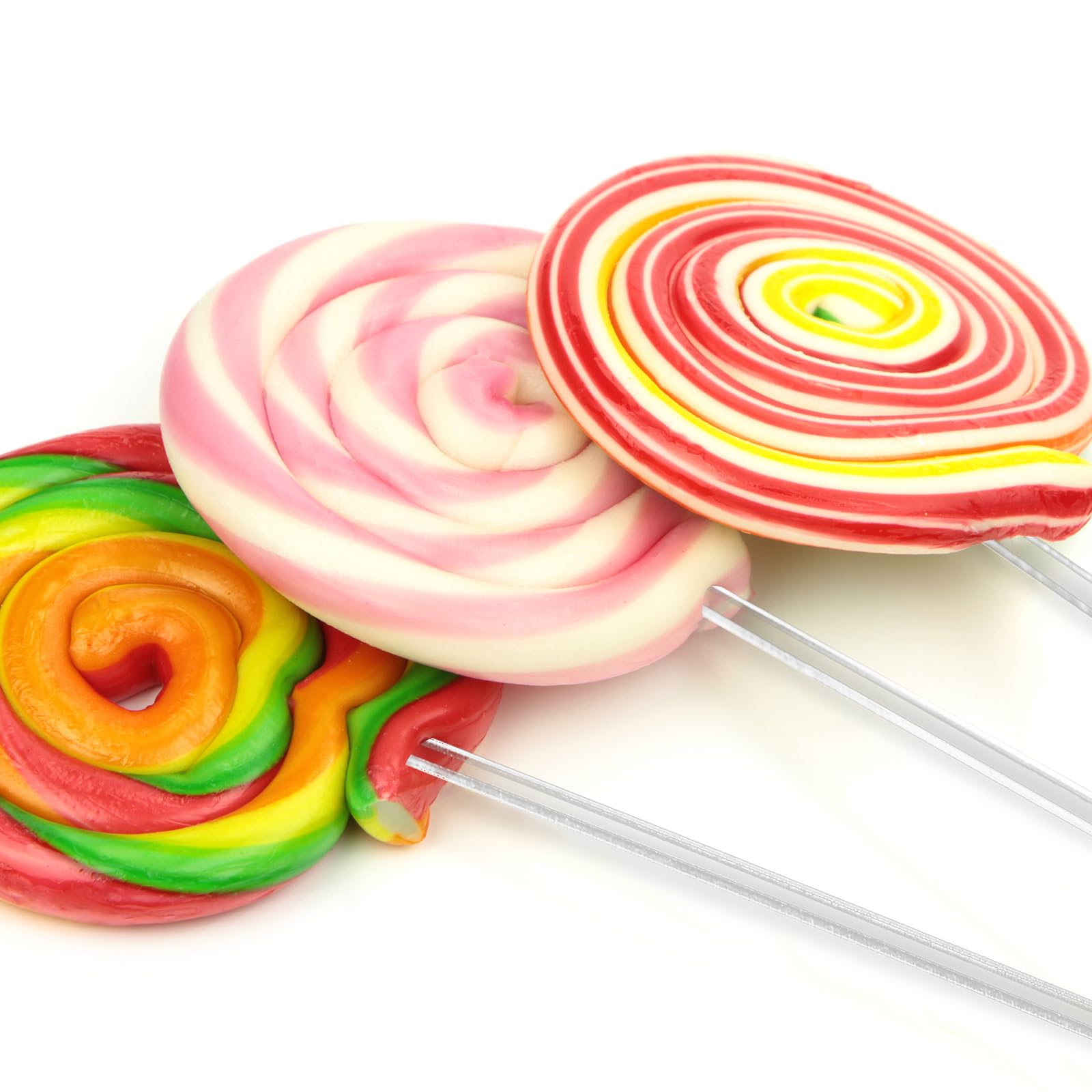 Beeveer 100 Pack Clear Acrylic Cake Pop Sticks 7.87 Inch – Reusable Flat Rods for Cupcake, Cookie, and Candy Decorations