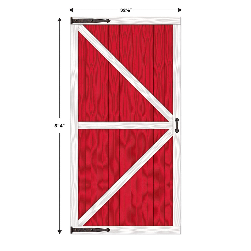 Beistle Barn Door Props (2 Sheets) 33.5x65In Farm Party Decoration