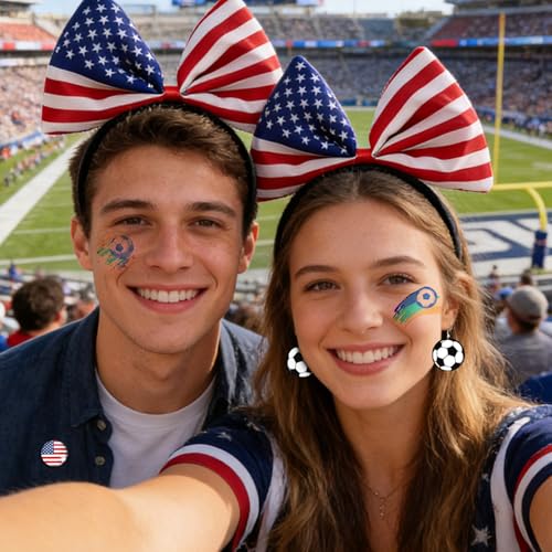 Bekecidi 2026 Soccer Couple Fan Kit – Complete 5-in-1 His & Hers Gear for Game Day