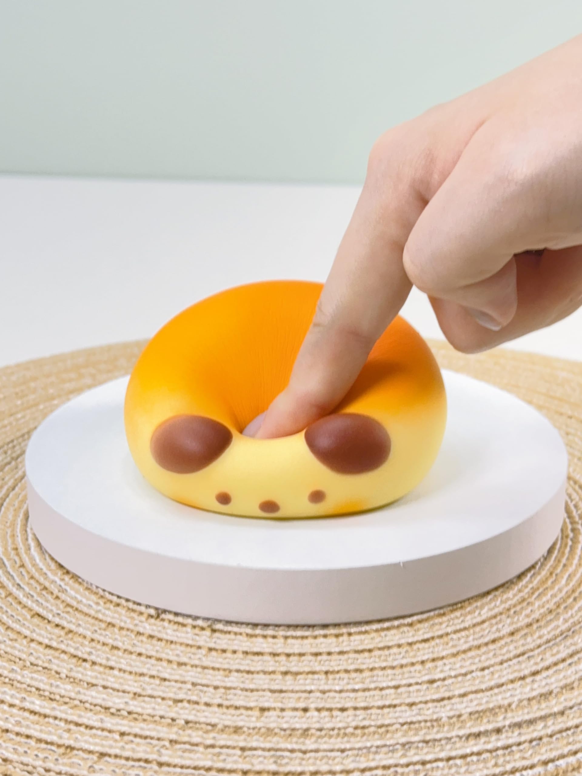 BELLYDOG Cute Animal Bread Series Squishy - Bread Dog Stress Toy, Food Grade TPR, Scented Soft Fidget Toy