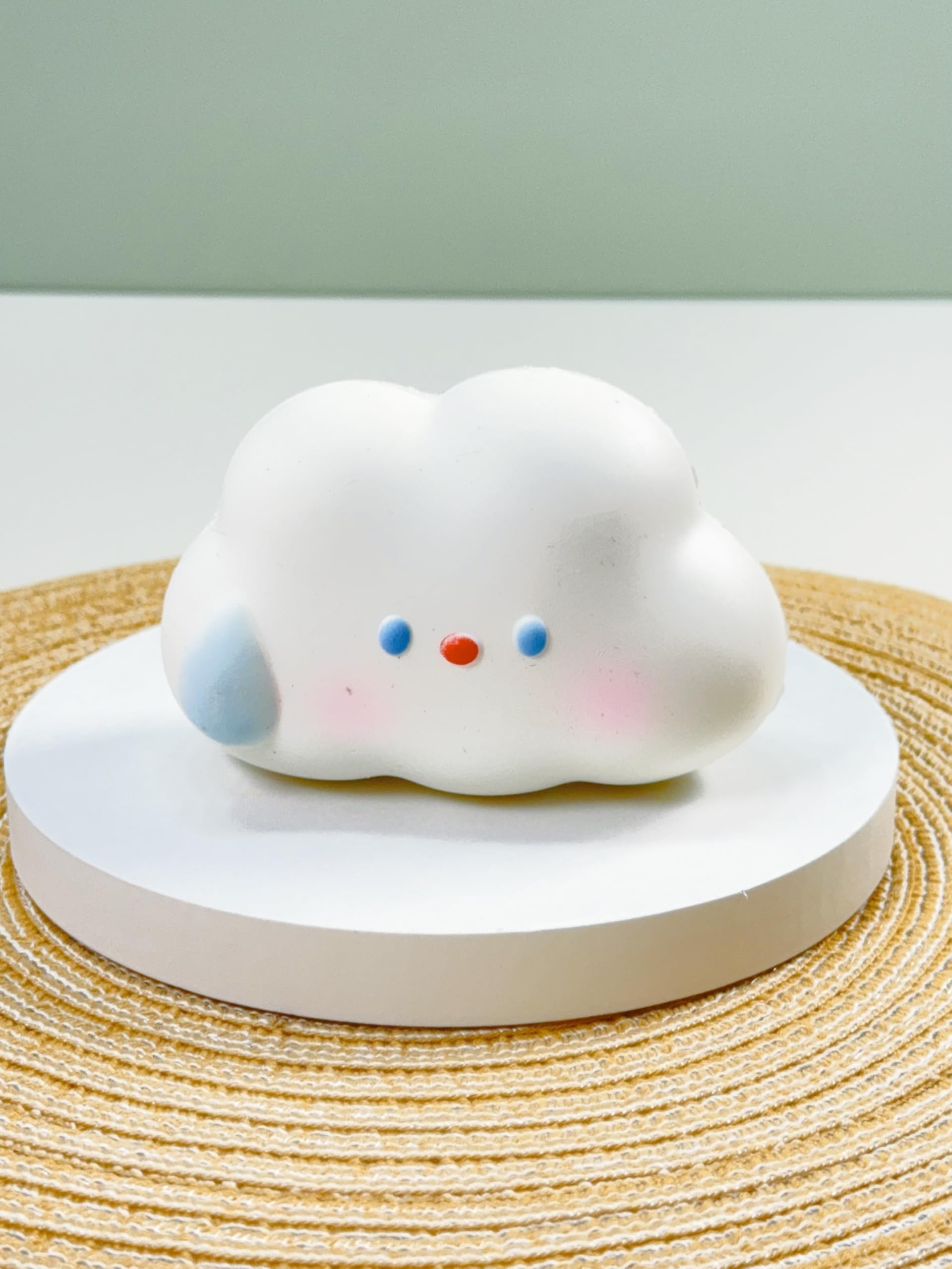 BELLYDOG Cute Sky Series Cloud Squishy – Wet & Soft TPR Stress Relief Toy with Sweet Scent