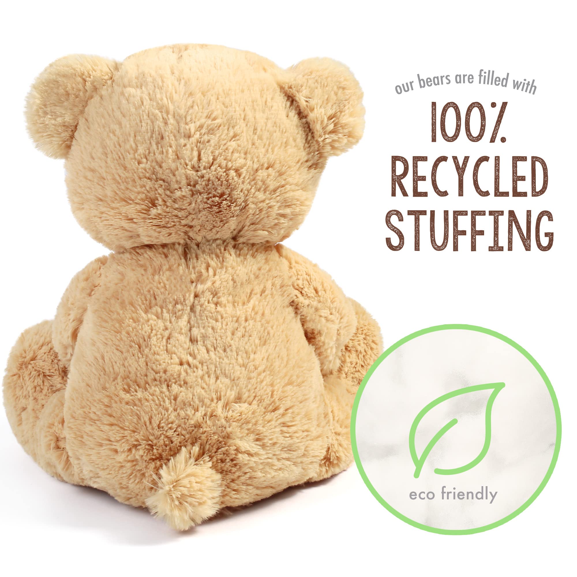 BenBen 10-Inch Teddy Bear with Honey Pot – Soft Plush Toy for Birthdays, Valentine's & Anniversaries
