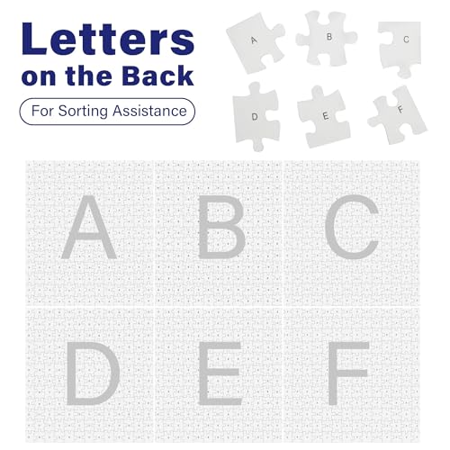 BenBen 1000 Piece Fusine Lake Jigsaw Puzzle – Letters on Back for Easy Sorting, Premium Cardboard, 26.63" x 19.25" Finished Size