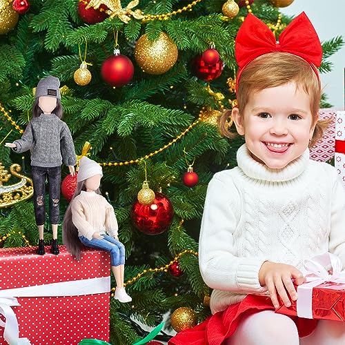 Bencailor 6-Piece Doll Clothes Set for 12-Inch Dolls – 2 Outfits with Accessories