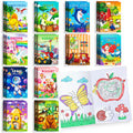 BenLouis 24-Pack Mini Coloring Books – 12 Styles, 72 Patterns for Kids Ages 4-12