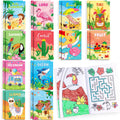 BenLouis 24 Pack Summer Mini Coloring Books - 12 Styles, 72 Patterns for Kids Pool Beach Party Favors & Goodie Bags