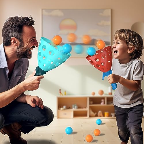 Bennol Outdoor Catch Ball Game with 20 Balls - Pop Pass Toy for Kids Ages 3-8