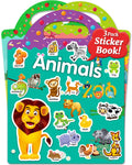 Benresive Reusable Sticker Book for Toddlers - 94 Waterproof Stickers with Zoo Animals, Dinosaurs & Insects Themes