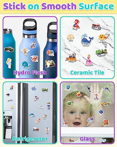 Benresive Reusable Sticker Book for Toddlers – 90+ Stickers, 3 Themes, Waterproof & Portable