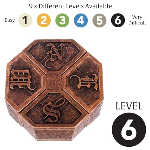 BePuzzled Hanayama News Metal Brainteaser Puzzle – Mensa Rated Level 6, Ages 12+
