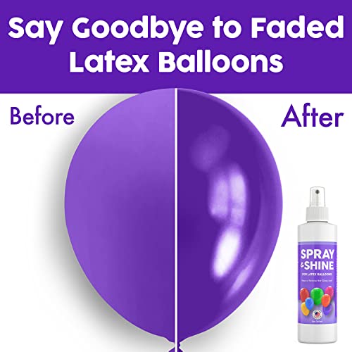 Berkland Balloon Shine Spray 8 oz – Instant High Gloss for Latex Balloons, Non-Drip, Made in USA