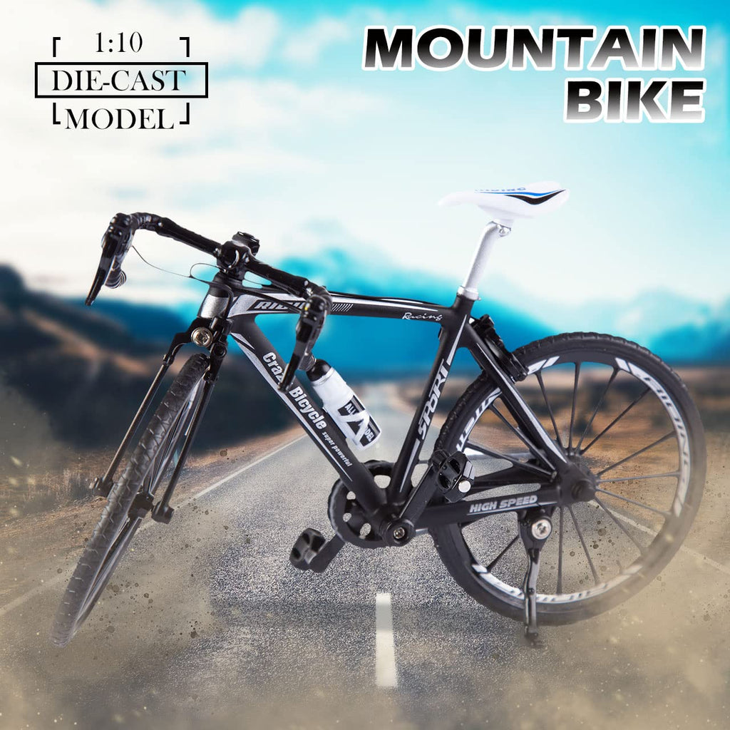 Berry President 1:8 Scale Die-Cast Alloy Mountain Bike Model - Black