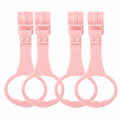 BESPORTBLE 4-Piece Baby Pull Up Rings for Playpen - Standing Walker Assist for Infants, Portable Crib Hanging Toys