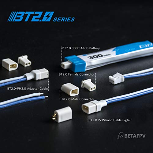BETAFPV BT2.0 Connectors Set - 10pcs Male & Female 1.0mm Banana Connector for 1S Whoop Drone