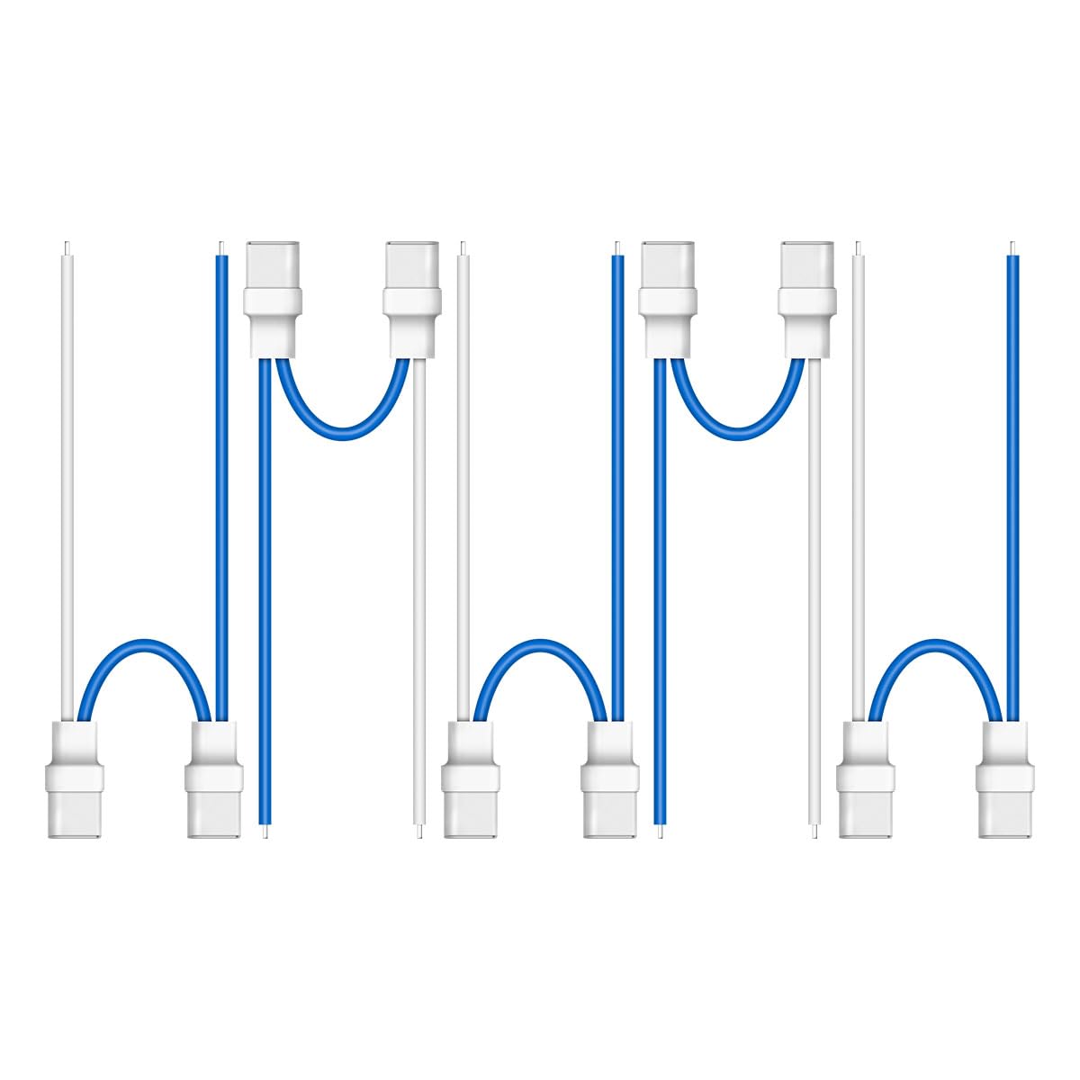 BETAFPV BT2.0 Double Connector Cable 2S Whoop Pigtail (5 Pack, 45mm, 22AWG)