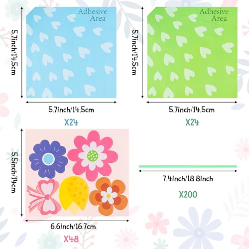 BeYumi 24-Piece Flower Bouquet Craft Kit for Kids – DIY Bouquets for Mother's Day, Teacher Appreciation, and Classroom Fun