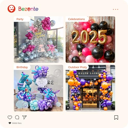 Bezente Balloon Shine Spray - 15 oz Citrus, Waterproof, High Shine, Covers 100 Balloons