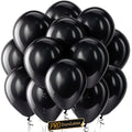 Bezente Pro Duralatex Black Balloons - 100 Pack 12 Inch Extra-Thick for Long-Lasting Party Decor